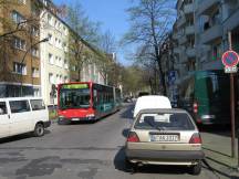 Schienenersatzverkehr der 703 in der Lindenstr