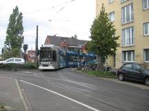 Gleisverschlingung Rethelstr Ecke Humboldtstr