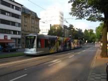 709 auf der Grafenberger Allee zwischen Uhlandstr und Rethelstr