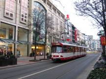 706 auf der Schadowstr, Fahrtrichtung Brehmpl