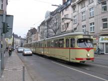 704 an der H Flingern S von der Schleife Bruchstr zurück zum Worringer Pl