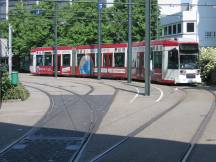 701 von Benrath kommend ab Morsestr zum Hbf, hier in der Wendeschleife am Hbf