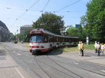 715 an der Schleifenausfahrt Jan Wellem Pl