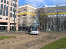 701 aus der Immermannstr auf den Konrad Adenauer Pl (Linienweg der 707)