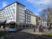 701 an der Ecke Oststr/Immermannstr (Linienweg der 707)