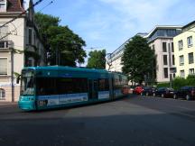 Vogelweidstr Ecke Paul-Ehrlich-Str, Fahrtrichtung Fechenheim