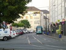 Hedderichstr am Südbf, vorne links ehemaliger Abzweig Richtung Lokalbf