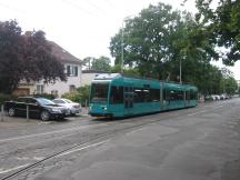 Schwarzwaldstr Ecke Robert-Klotz-Str nahe H Oberforsthaus, Fahrtrichtung Stadion