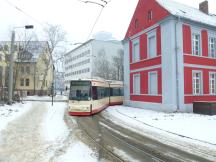 Schleife Europa-Universität, Bachstr Ecke Gartenstr