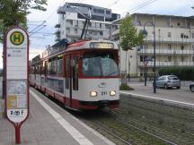 Abfahrtshaltestelle Schleife Rieselfeld