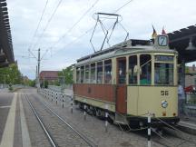 Maximumwagen (Bj 1927) auf der Stühlingerbrücke an der H Hbf