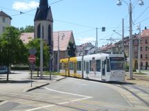 aus der Talstr kommend wird die Heinrichstr erreicht