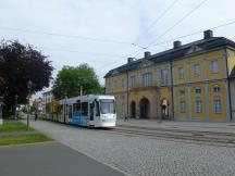 vor der Orangerie, Fahrtrichtung Zwötzen