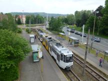 H Fußgängerbrücke, Fahrtrichtung Lusan/Zeulsdorf