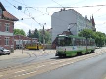 vor dem Btf an der Zittauer Str, Fahrtrichtung Königshufen