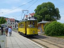 WUMAG Tw23 (Bj 1928) an der Endstelle Biesnitz-Landeskrone