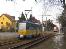 Zugbegegnung an der H Wagenhalle