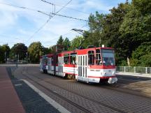 auf der Bahnhofstr, Einfahrt Schleife Hauptbahnhof