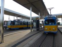 Endstelle Hbf (links Linie 1, rechts Linie 2)