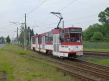 Fahrt in die Schleife an der Wagenhalle