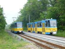 Zugbegegnung an der H Boxberg