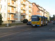 auf der Goethestr, Fahrtrichtung Gleisdreieck