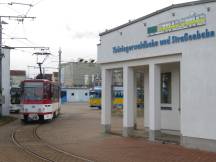 Depot der Thüringerwaldbahn und Straßenbahn in Gotha