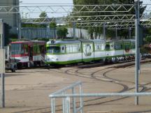 ehemaliger Mannheimer Wagen am Depot in Gotha