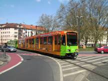 Kreisverkehr auf dem Goethepl, Fahrtrichtung Hbf