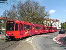 Kreisverkehr auf dem Goethepl, Fahrtrichtung Ahlem