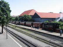 Zug abfahrbereit in Wernigerode