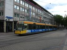 Kaiserstr auf Höhe des Marktplatzes