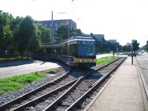 Gleisdreieck an der Siemensallee