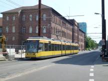 auf der Kaiserstr vor dem KIT Hauptgebäude