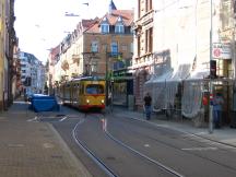 Umleitung Baustelle Mathystr: Linie 5 durch die Schillerstr