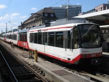 Karlsruher Stadtbahnwagen in München Hbf