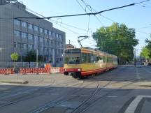 Baustelle Kombilösung: Rüppurrer Str Ecke Philipp-Reis-Str