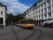 Kaiserstr auf Höhe des Marktplatzes