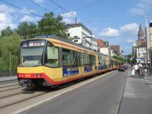 auf der Neckarbrücke in Heilbronn, Fahrtrichtung Öhringen