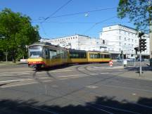 Ebertstr Ecke Schwarzwaldstr (kurz vor Erreichen des Albtalbfs)