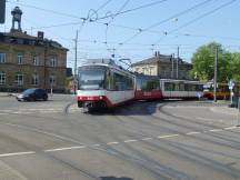 von der Durlacher Allee links ab in die Tullastr