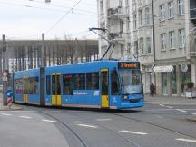 am Bf Wilhelmshöhe links ab in die Landgraf-Karl-Str, Fahrtrichtung Druseltal