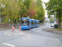 aus der Mönchebergstr links ab auf den Mittelring