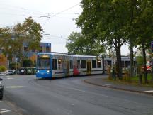 aus der Mönchebergstr links ab auf den Mittelring, Fahrtrichtung Zentrum