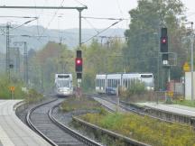 Bf Guntershausen (links RT9 nach Schwalmstadt-Treysa, rechts RT5 nach Kassel)