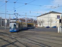 Pfaffendorfer Str Ecke Tröndlinring, Fahrtrichtung Hbf