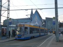 H Augustuspl, im Hintergrund das Paulinum - Aula und Universitätskirche St. Pauli