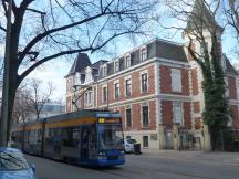 Käthe-Kollwitz-Str Ecke Hauptmannstr, Fahrtrichtung Stadtmitte