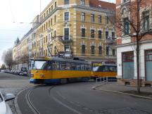 Breslauer Str Ecke Weißestr, Fahrtrichtung Stötteritz