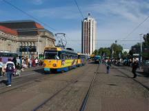 Leipzig Hbf vor dem Umbau der Haltestelle im Jahr 2006